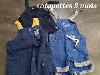 Salopettes 3 mois en short