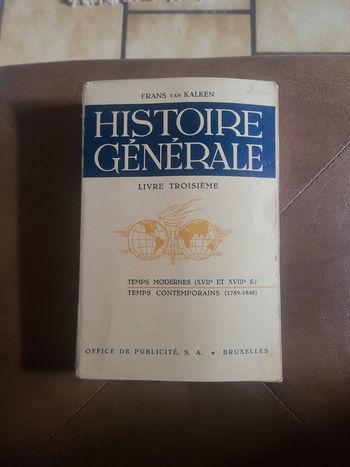 Histoire générale. Livre troisième