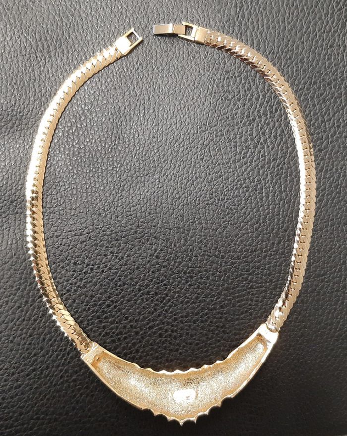 Magnifique collier vintage plastron raz du cou Orena Paris - photo numéro 6