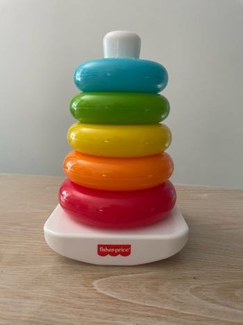 Fisher-Price  Culbuto anneaux à empiler arc en ciel