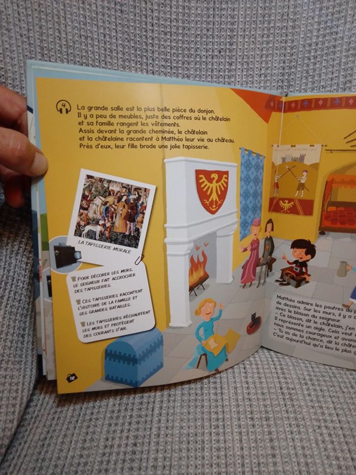Livre + CD "En direct du Château Fort" - Les Petits reportages de Matthéo / Ed. Atlas - photo numéro 9
