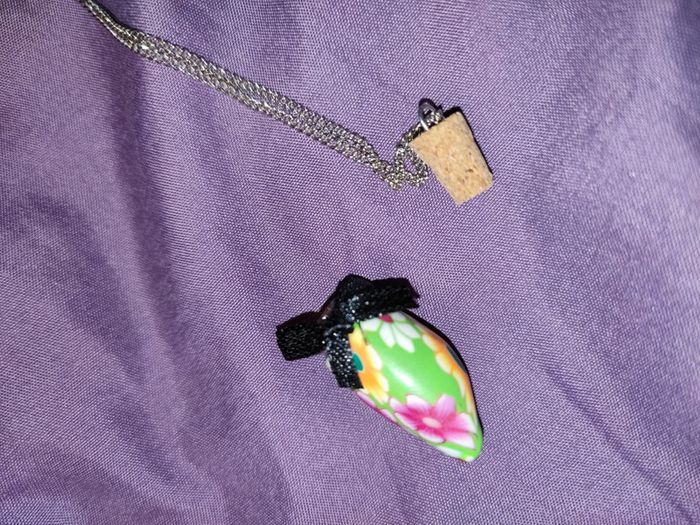 Collier avec pendentif fiole 🌸 - photo numéro 7