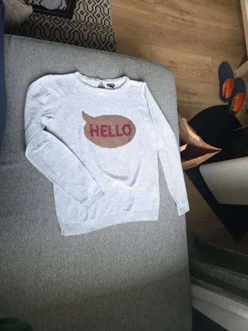 Pull strass réversible