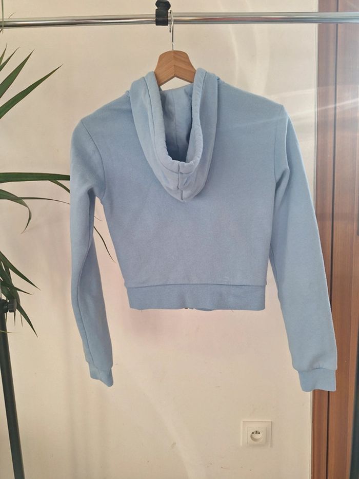 Veste bleu H&M femme fille XS - photo numéro 2