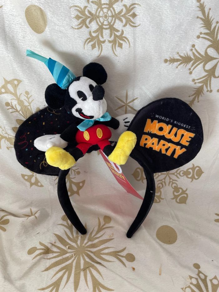 Serre tête Oreilles Mickey Mouse Party World's Biggest Disneyland Paris 2018 Disney Ears fête