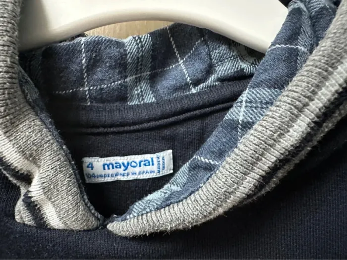 Sweat Mayoral bleu marine 4 ans - photo numéro 4