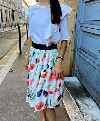 Jupe mi-longue H&M taille 34
