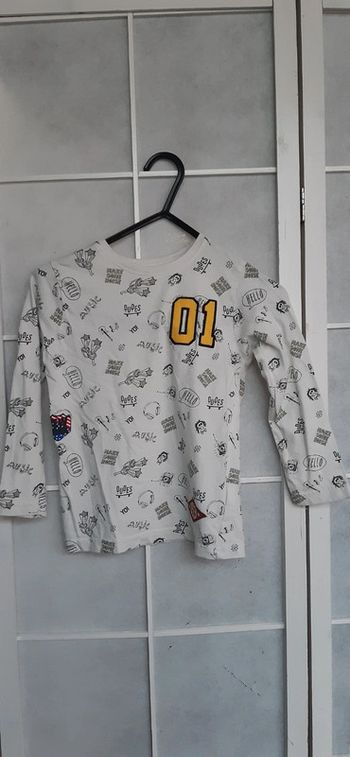 Tee-shirt 4.5ans 110cm manches longues