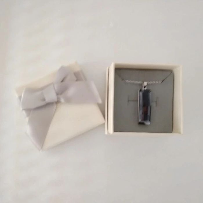 Pendentif avec Zirconium bleu foncé - photo numéro 3