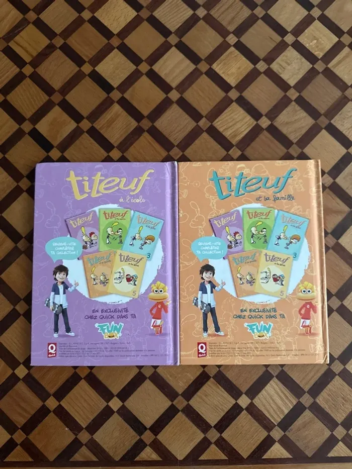 Lot de 2 livres Titeuf (collection du Quick) - photo numéro 2