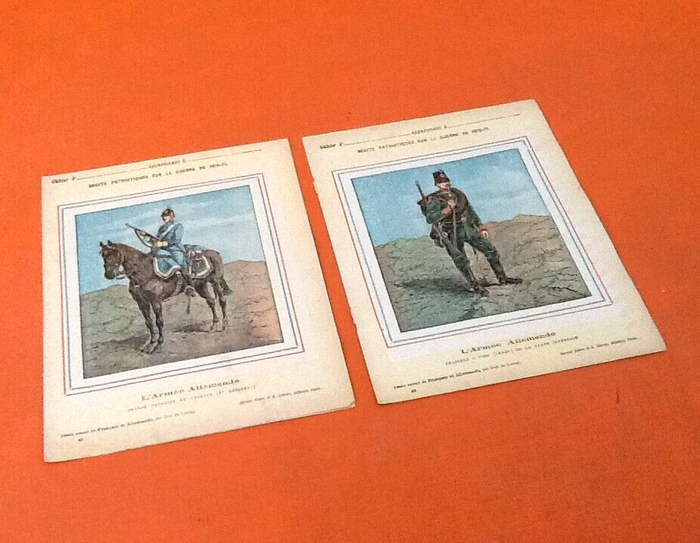 2 anciens Protège-cahiers Récits patriotiques sur la Guerre de 1870-71 - photo numéro 8