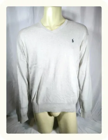 Pull Col V Homme Ralph Lauren Taille XL 42