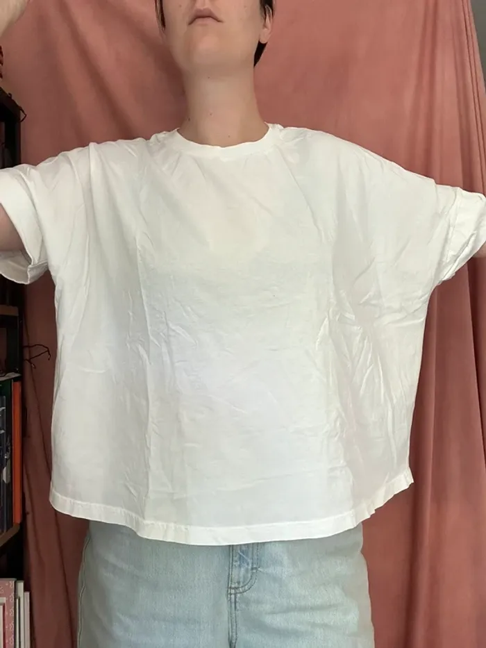T-shirt large blanc - photo numéro 2