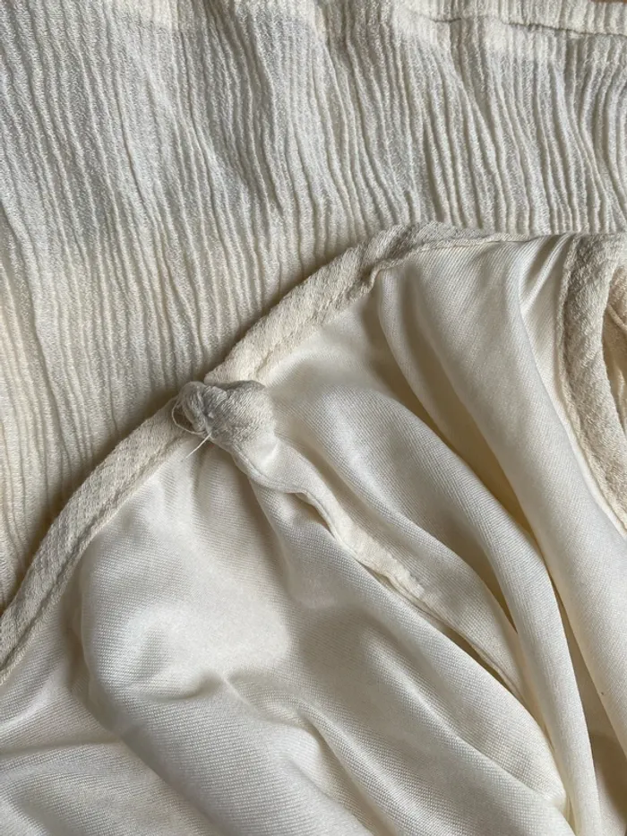 Mini robe crème H&M - photo numéro 7