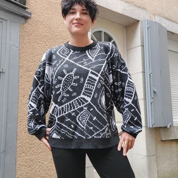 Magnifique pull Vintage xl oversize