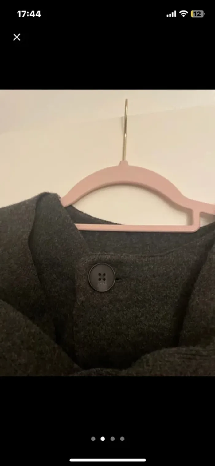 Manteau cape gris Zara - photo numéro 2