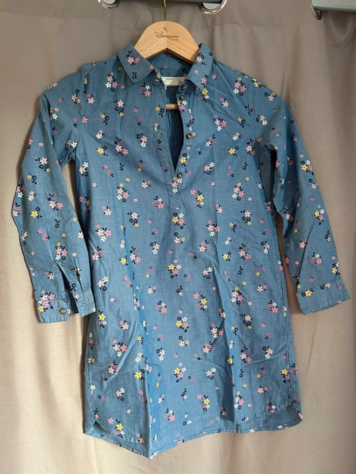 Robe effet jean légère 7-8 ans