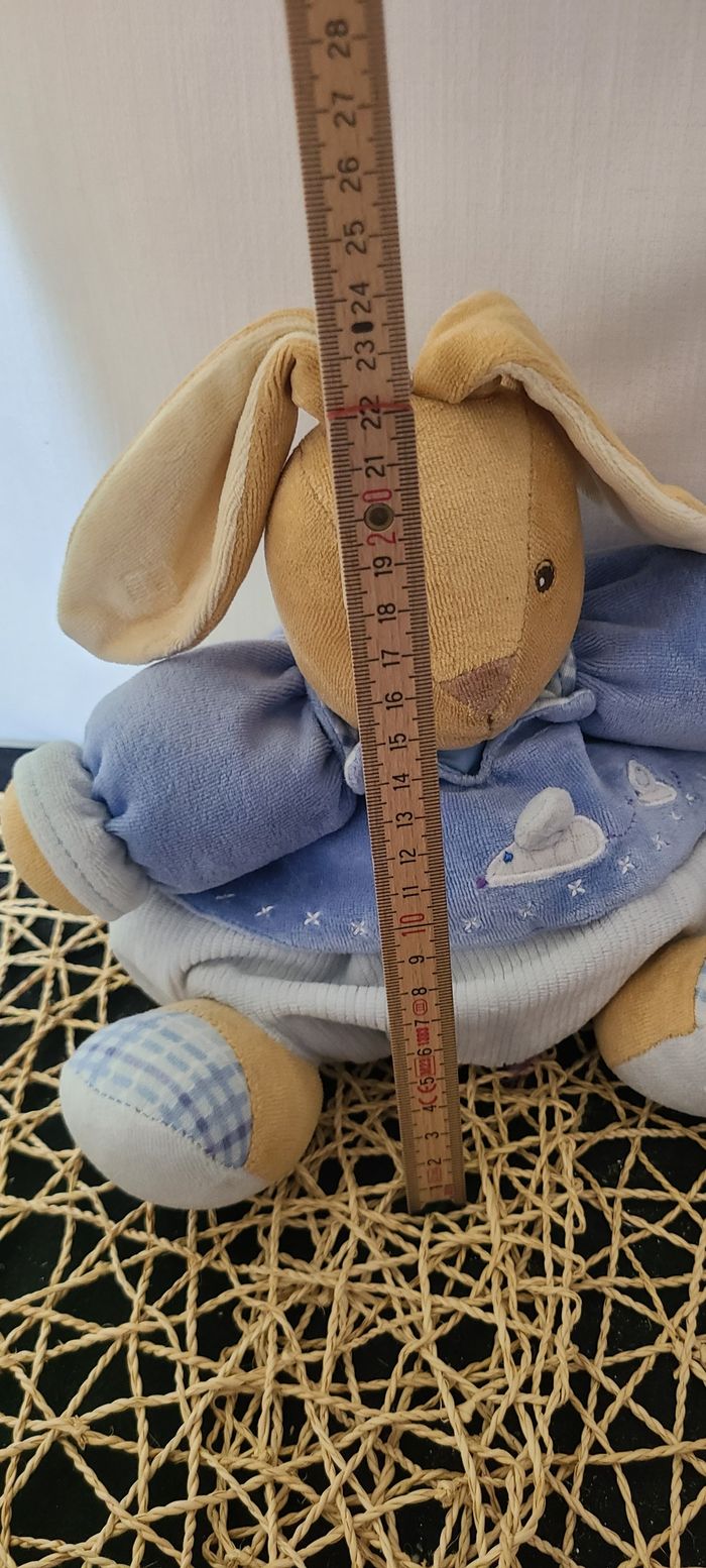 Kaloo Peluche Lapin Souricette Blue - photo numéro 4