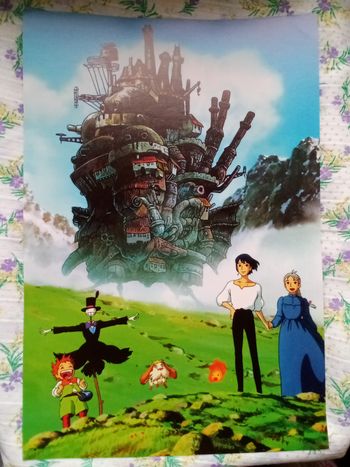Affiche Poster Le château  ambulant Studio Ghibli Miyazaki