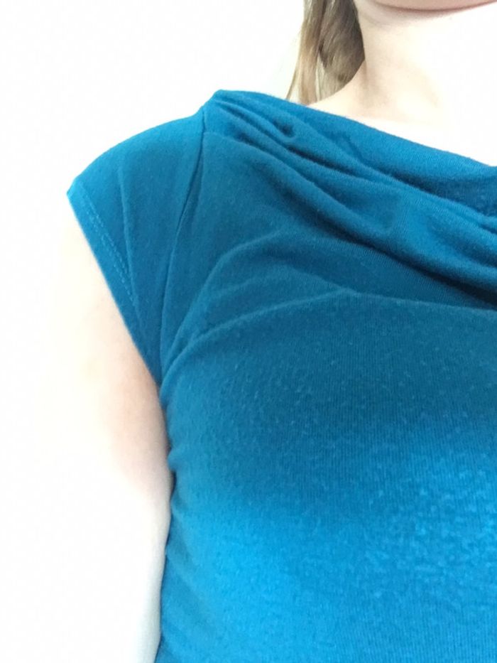 Top bleu turquoise - photo numéro 2