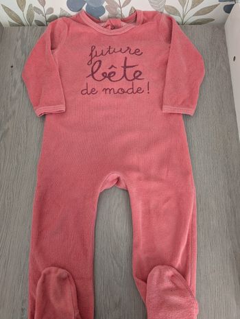 Pyjama velours 18 mois Kimadi