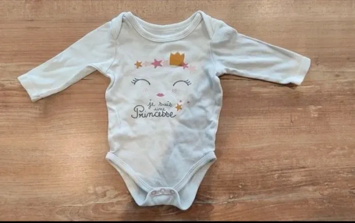 Lot de 5 pyjamas velour + 5 bodies manches longues - Fille - Taille 3 mois - photo numéro 7