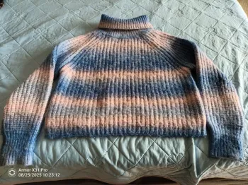 Pull chaud bleu et rose fashion private company junior XXS