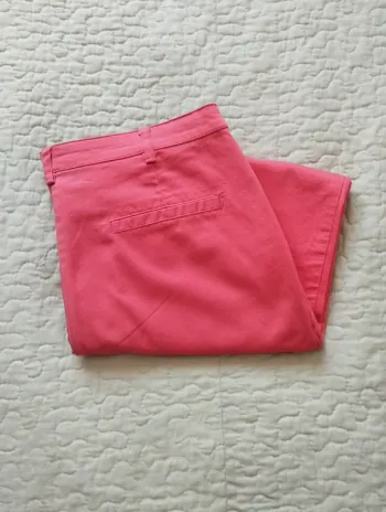 Pantalon droit classique Kiabi rose été taille 38 femme