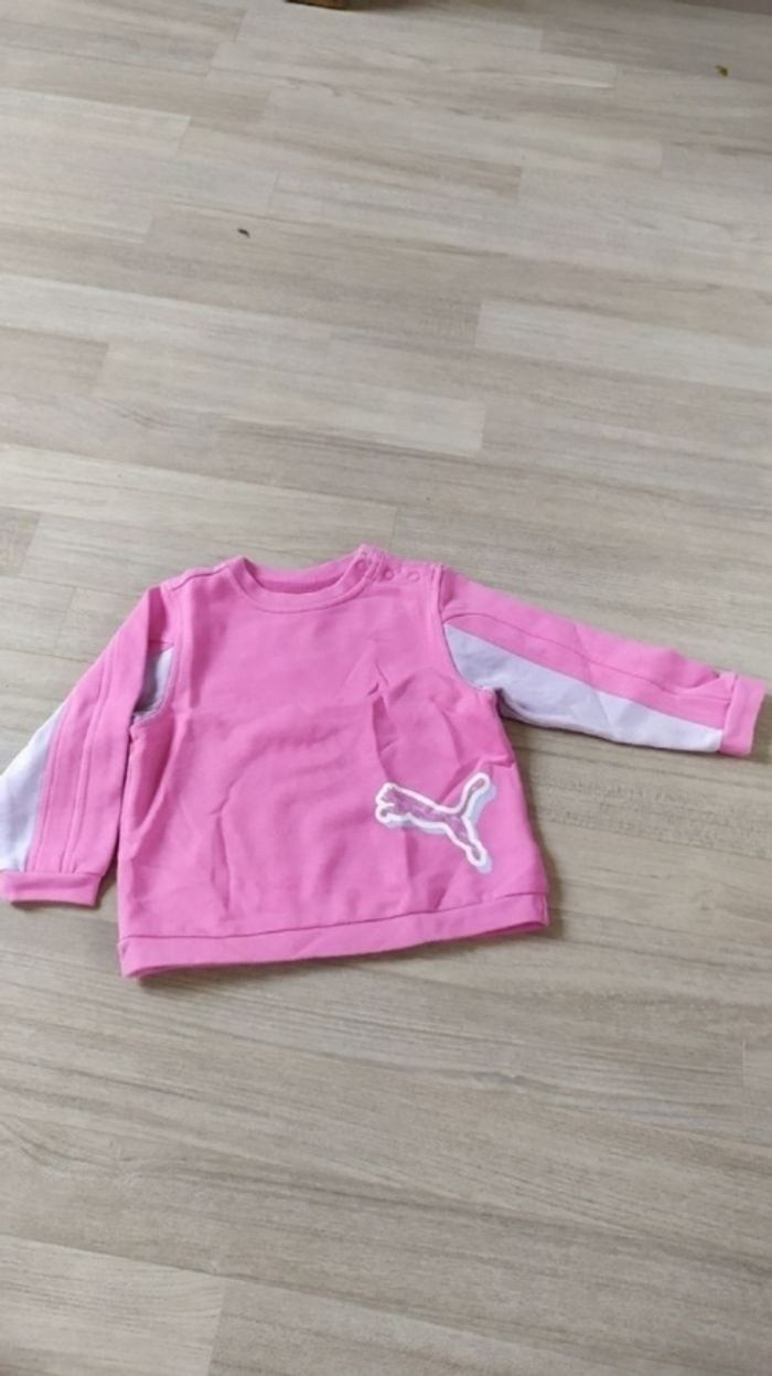 Sweat Puma
Rose et gris