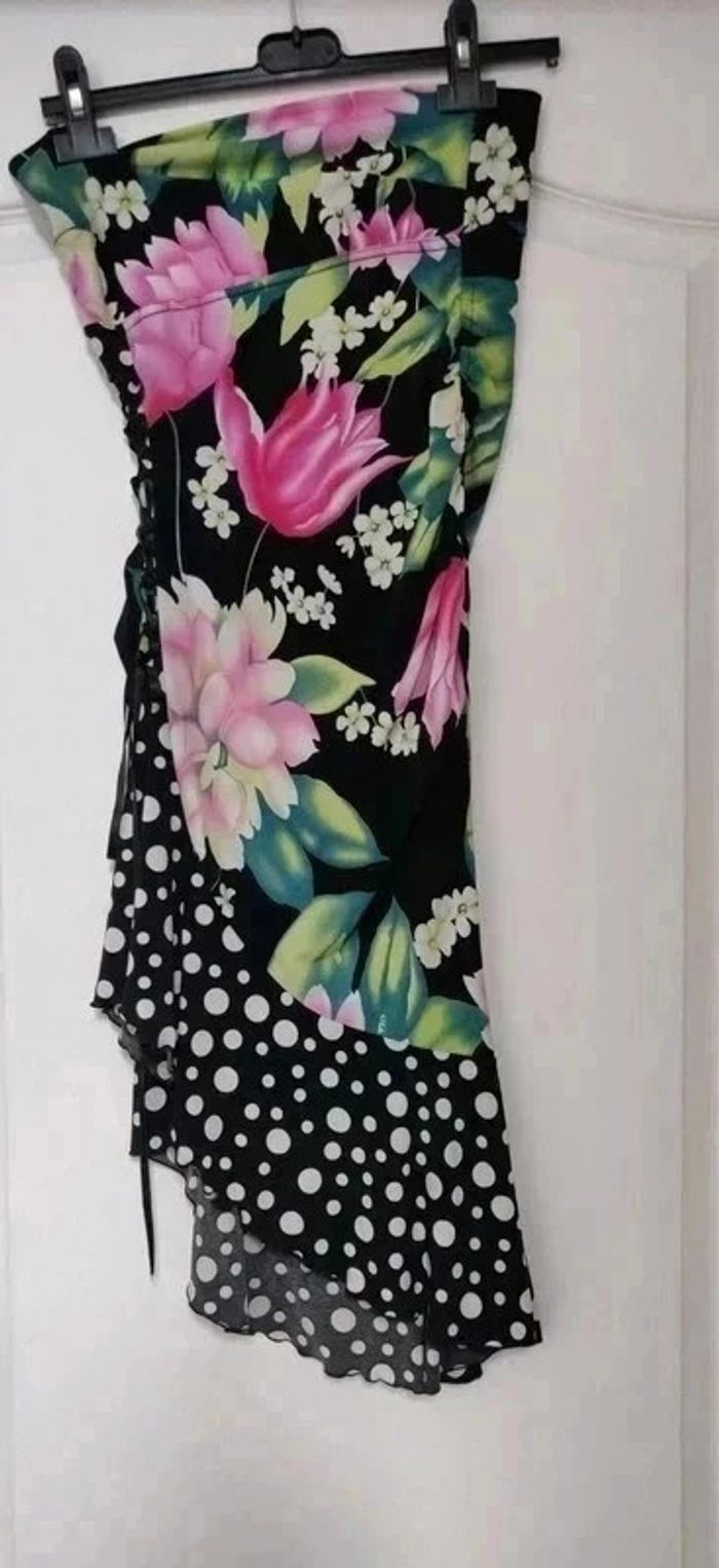 Superbe robe bustier fleurie L'onkel 40/42
