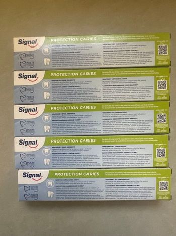 Lot de 5 dentifrice Signal 