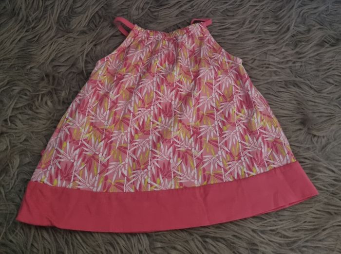 Robe d'été légère à motifs bambou 6mois - photo numéro 5