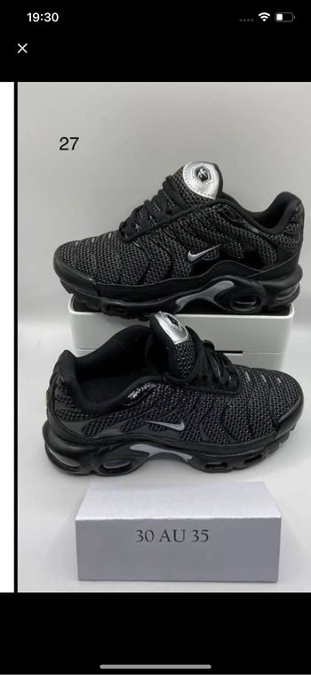 Nike tn noir gris 31