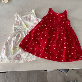Lots de 2 robes courtes