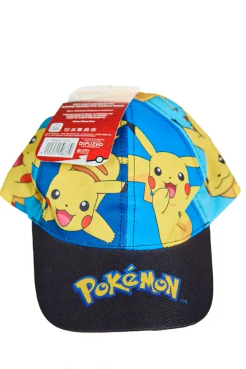 Casquette Pokémon Pikachu enfant 54 cm neuve avec étiquette réglable 8-12 ans, 56 cm·Neuf avec étiqu