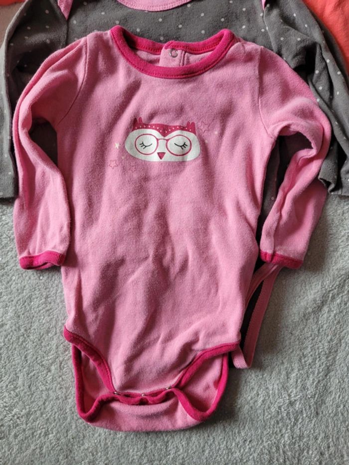 Lot de 3 bodies 9 mois 71 cm - photo numéro 2