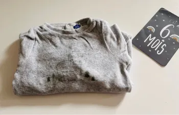 Pyjama, velours gris
