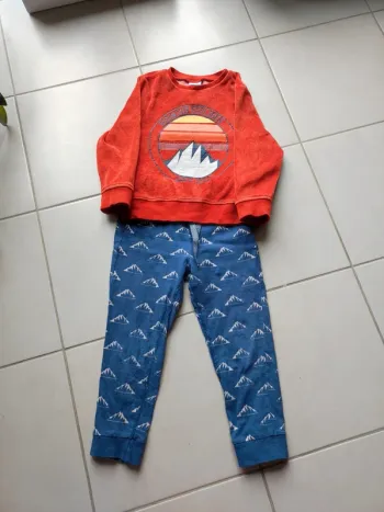 Pyjama velours Tape à l'oeil