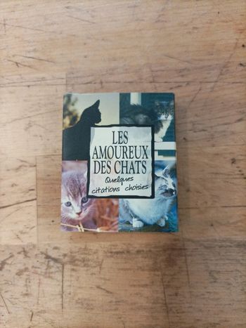 Mini livre Les amoureux des chats