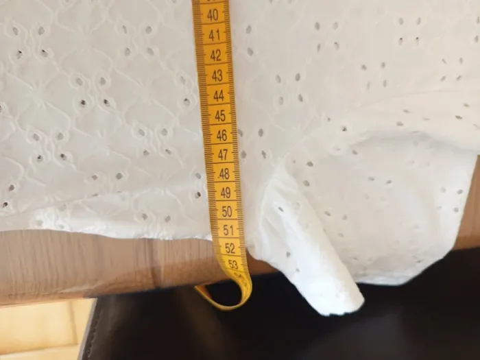 Tshirt blanc style broderie anglaise t40 - photo numéro 8