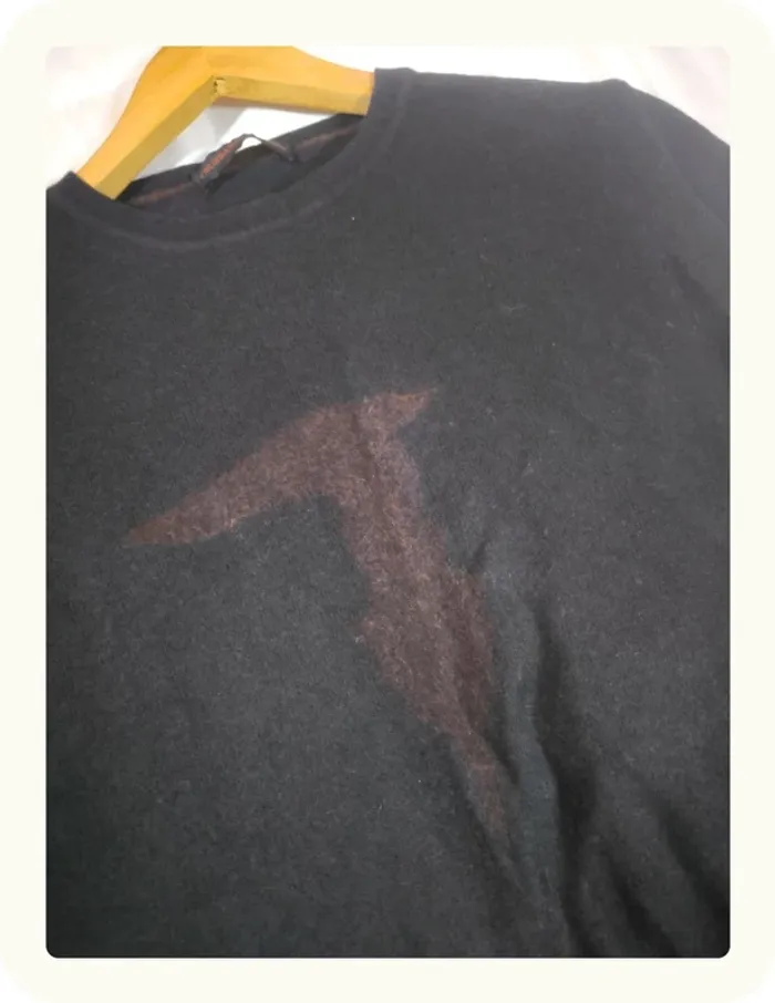 Pull col rond laine homme Trussardi Jeans Taille - photo numéro 2