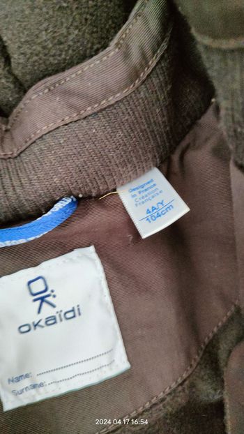 Manteau 4 ans