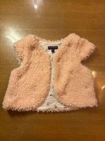 Gilet sans manche rose
