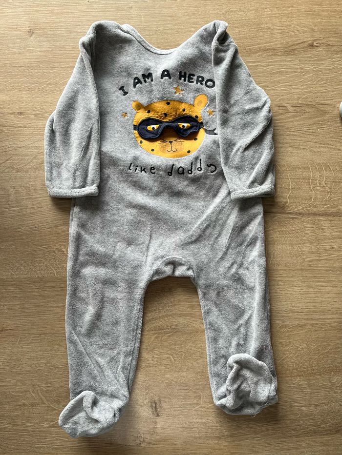 Pyjama velours Kiabi 18 mois