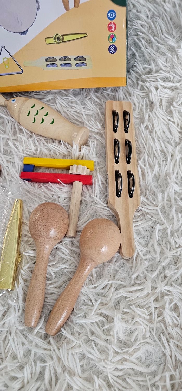 Instruments en bois les apprentis montessori neuf - photo numéro 2