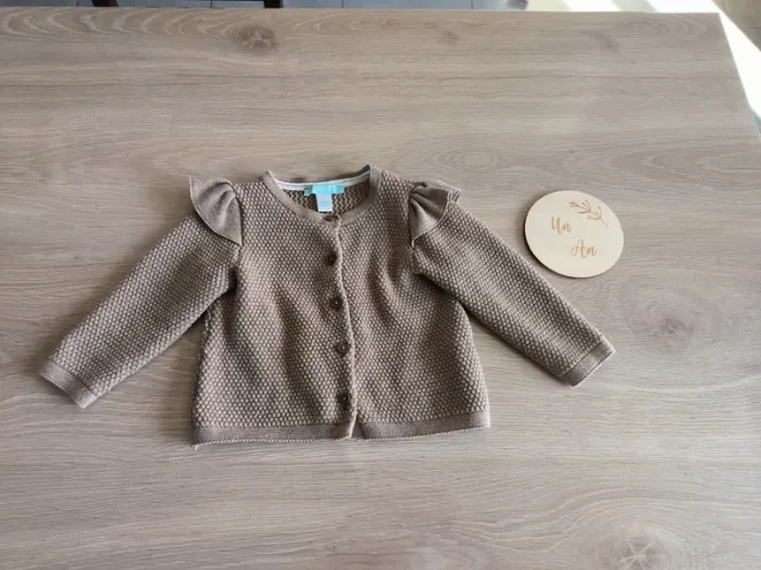 Gilet pull 12 mois