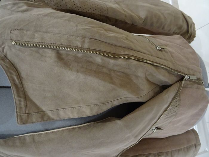 Veste perfecto taupe Morgan taille 38 - photo numéro 2