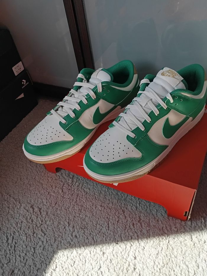 Dunk Nike verte et blanche - photo numéro 7