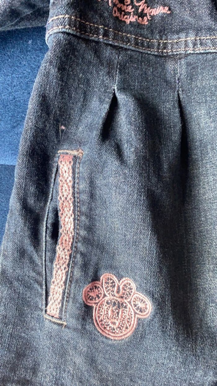 Veste en jean Minnie 6 ans - photo numéro 3
