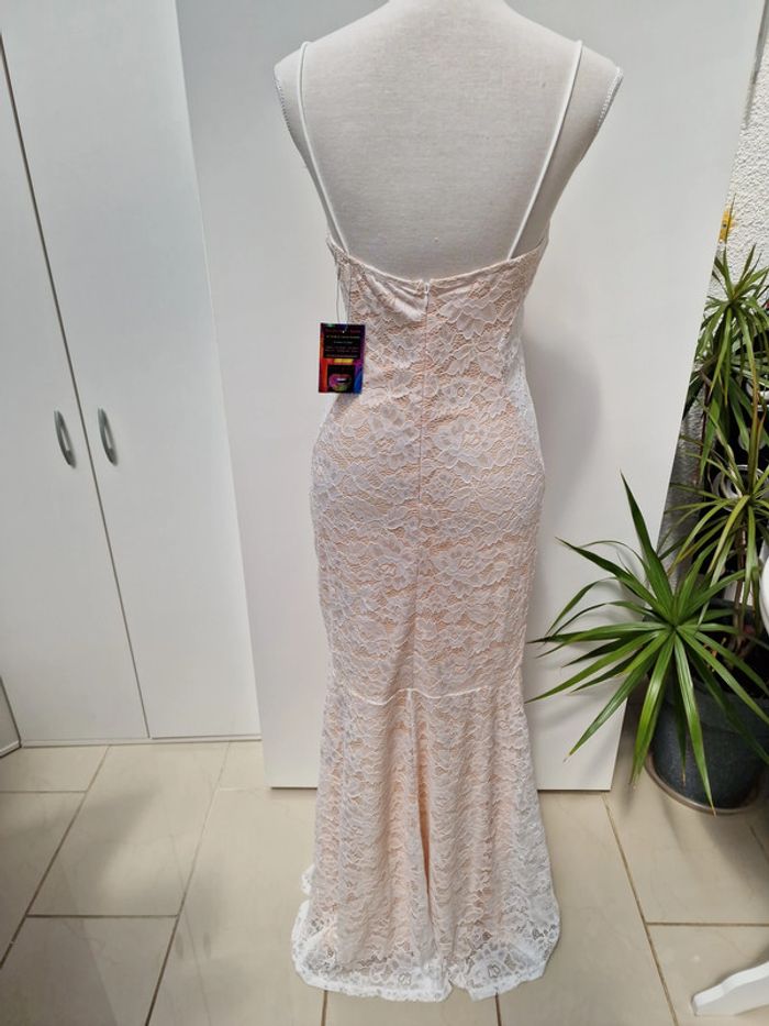 Robe De Mariée Sirène Dentelle Nude - photo numéro 6